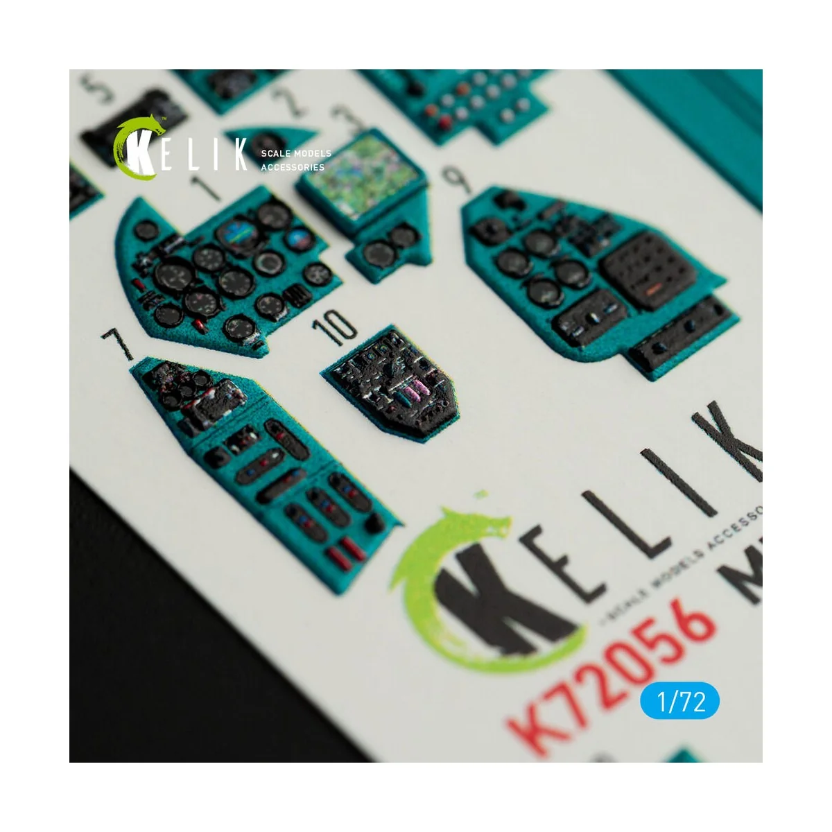 Mi-24V interior 3D decals for HobbyBoss kit, 1/72 - Kelik K72056 Mi-24V interior 3D decals for HobbyBoss kit, 1/72 - Kelik K72056