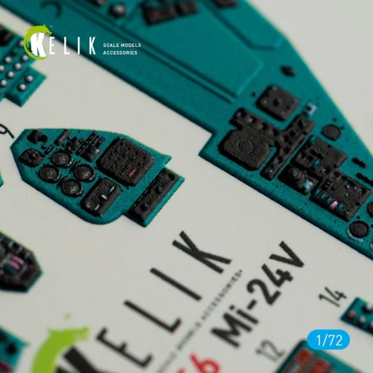 Mi-24V interior 3D decals for HobbyBoss kit - Kelik K72056 Mi-24V interior 3D decals for HobbyBoss kit - Kelik K72056