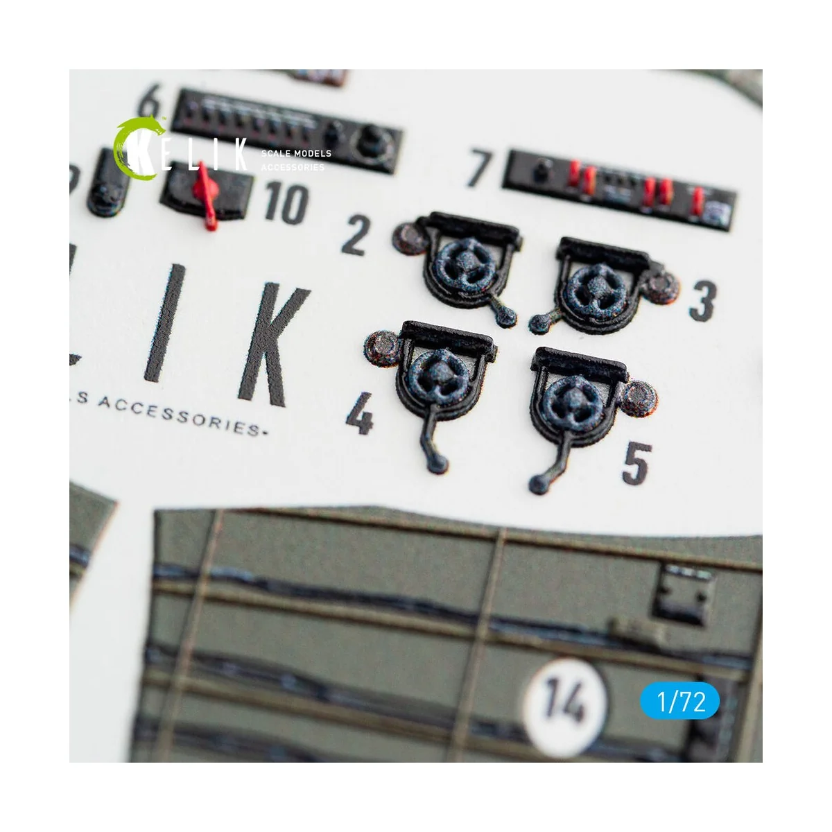 PBY-5A Catalina interior 3D decals for Academy kit, 1/72 - Kelik K7...