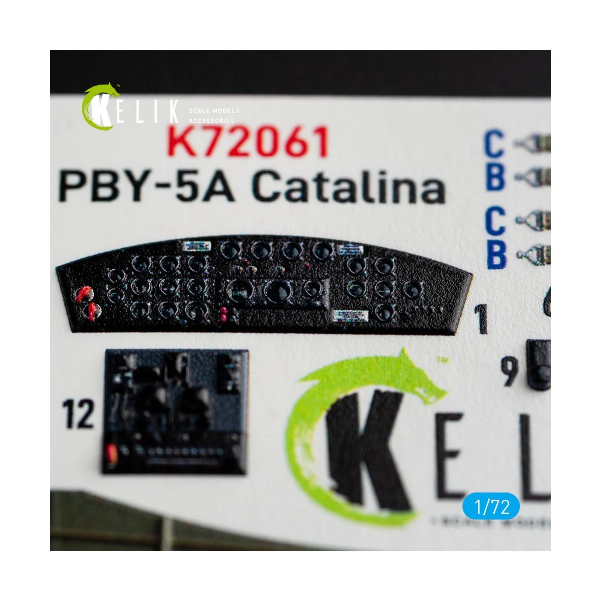 PBY-5A Catalina interior 3D decals for Academy kit, 1/72 - Kelik K7...