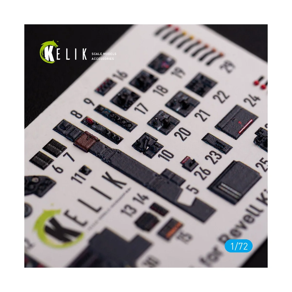 Junkers JU 88 A-4 interior 3D decals for Revell kit - Kelik K72062