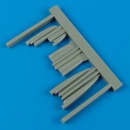 MiG-21MF Fishbed J air scoops for TRU, 1/32 - Quickboost QB32 123