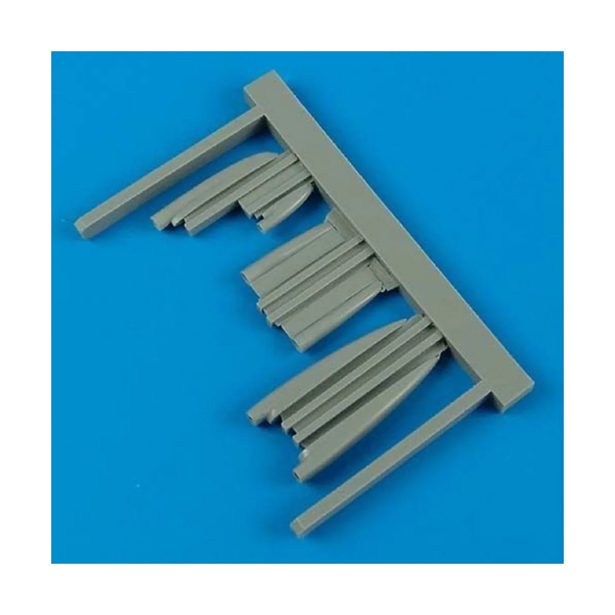 MiG-21MF Fishbed J air scoops for TRU, 1/32 - Quickboost QB32 123