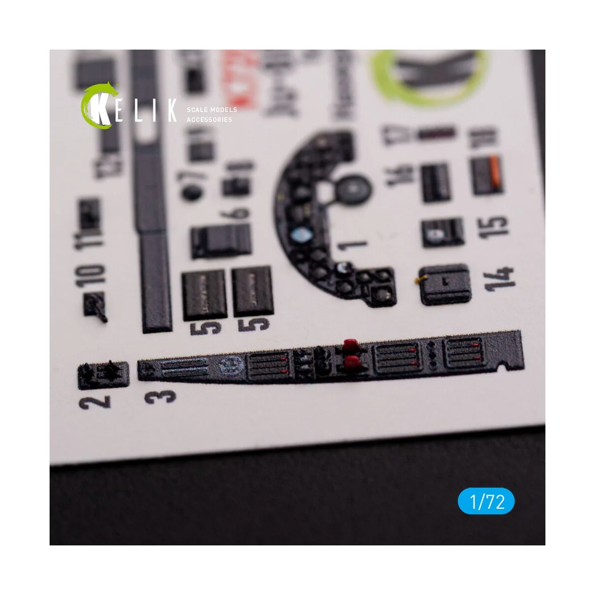 Junkers JU 88 A-4 interior 3D decals for Hasegawa kit - Kelik K72063