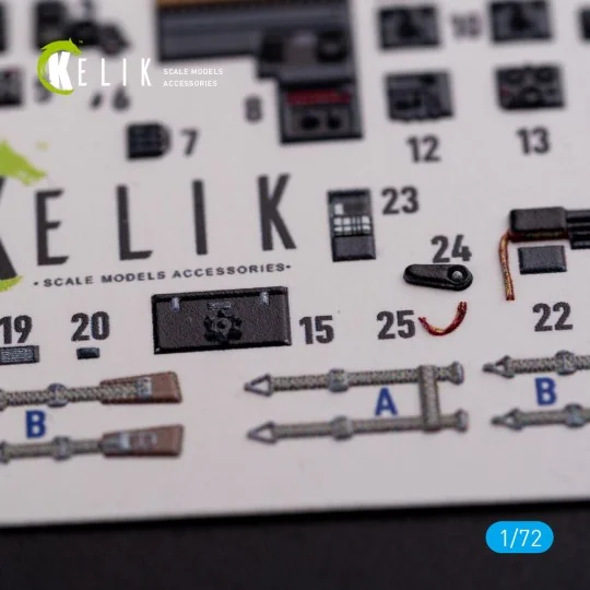 Messerschmitt Me410A-1 interior 3D decals for Airfix kit, 1/72 - Ke... Messerschmitt Me410A-1 interior 3D decals for Airfix kit, 1/72 - Ke...