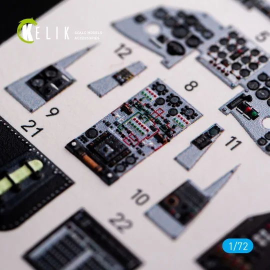 Handley Page Victor B Mk2 interior 3D decals for Airfix kit, 1/72 -...