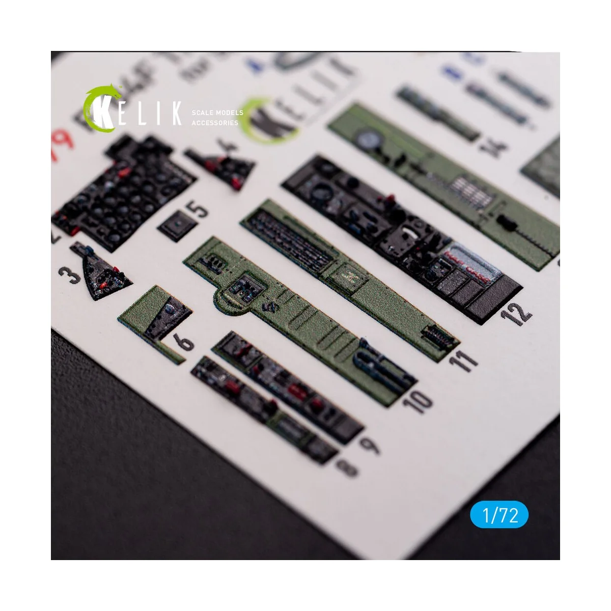F-84F Thunderstreak interior 3D decals for Special Hobby kit - Keli...