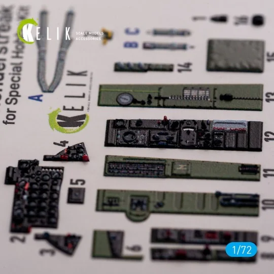F-84F Thunderstreak interior 3D decals for Special Hobby kit - Keli...