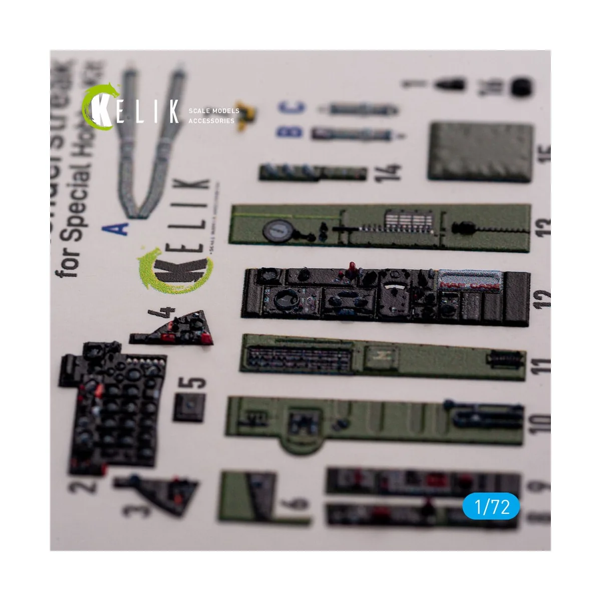 F-84F Thunderstreak interior 3D decals for Special Hobby kit - Keli...