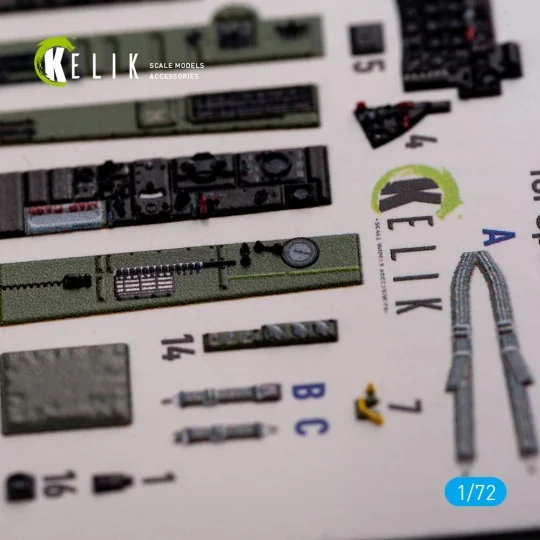 F-84F Thunderstreak interior 3D decals for Special Hobby kit - Keli...