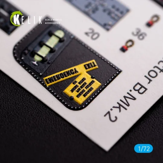 Handley Page Victor B Mk2 interior 3D decals for Airfix kit - Kelik... Handley Page Victor B Mk2 interior 3D decals for Airfix kit - Kelik...