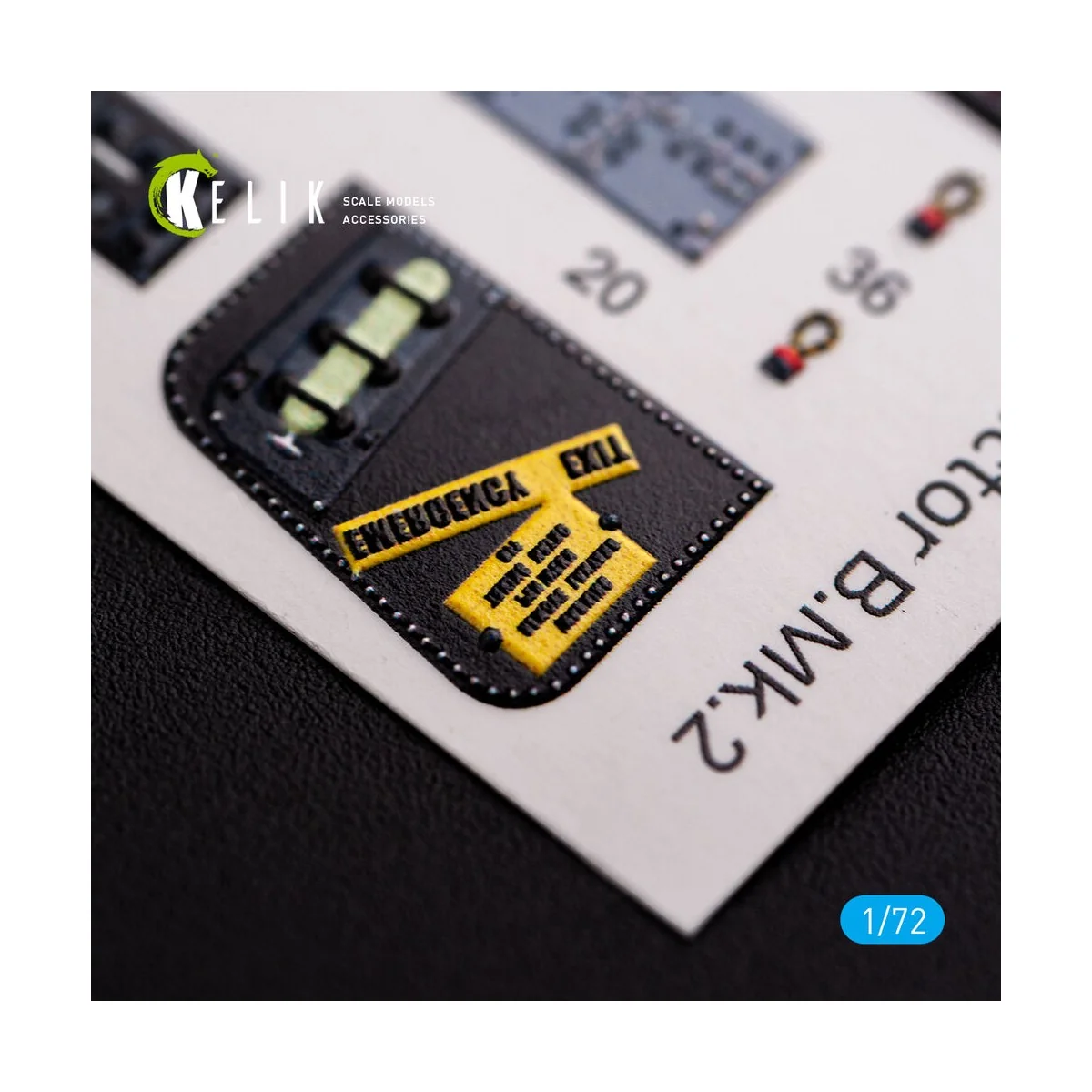 Handley Page Victor B Mk2 interior 3D decals for Airfix kit, 1/72 -...