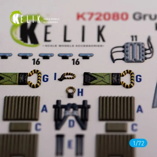 Grumman A-6A Knight Rider interior 3D decals for Fujimi kit - Kelik...