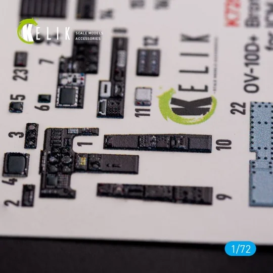 OV-10D+ Bronco interior 3D decals for ICM kit - Kelik K72081