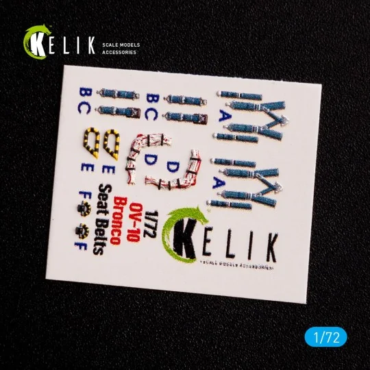 OV-10D+ Bronco interior 3D decals for ICM kit, 1/72 - Kelik K72081