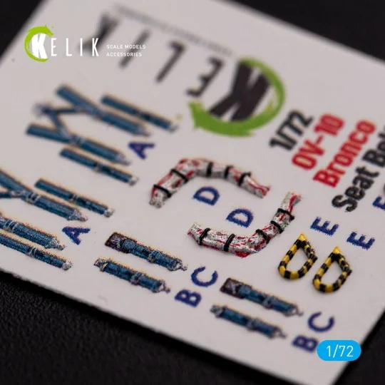 OV-10D+ Bronco interior 3D decals for ICM kit - Kelik K72081