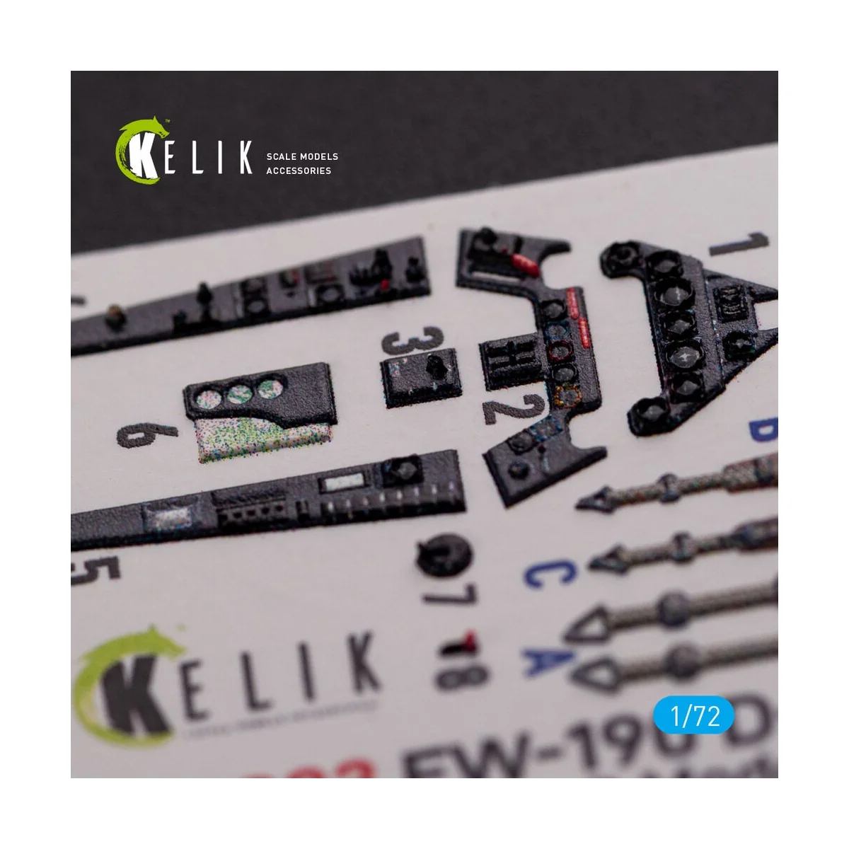 Fw 190 D-9 interior 3D decals for IBG Models kit - Kelik K72083