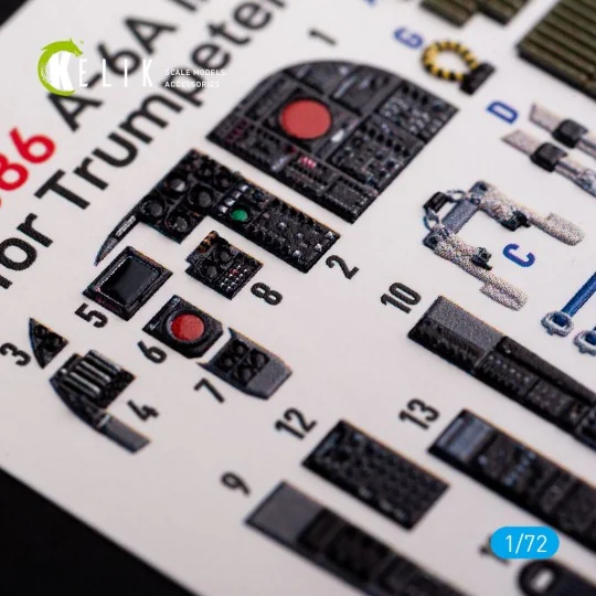 A-6A Intruder interior 3D decals for Trumpeter kit - Kelik K72086