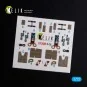 F-14A Tomcat - interior 3D decals for Hasegawa kit - Kelik K72085