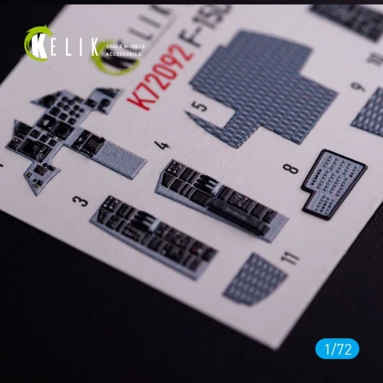 F-15D - interior 3D decals for FineMolds kit - Kelik K72092