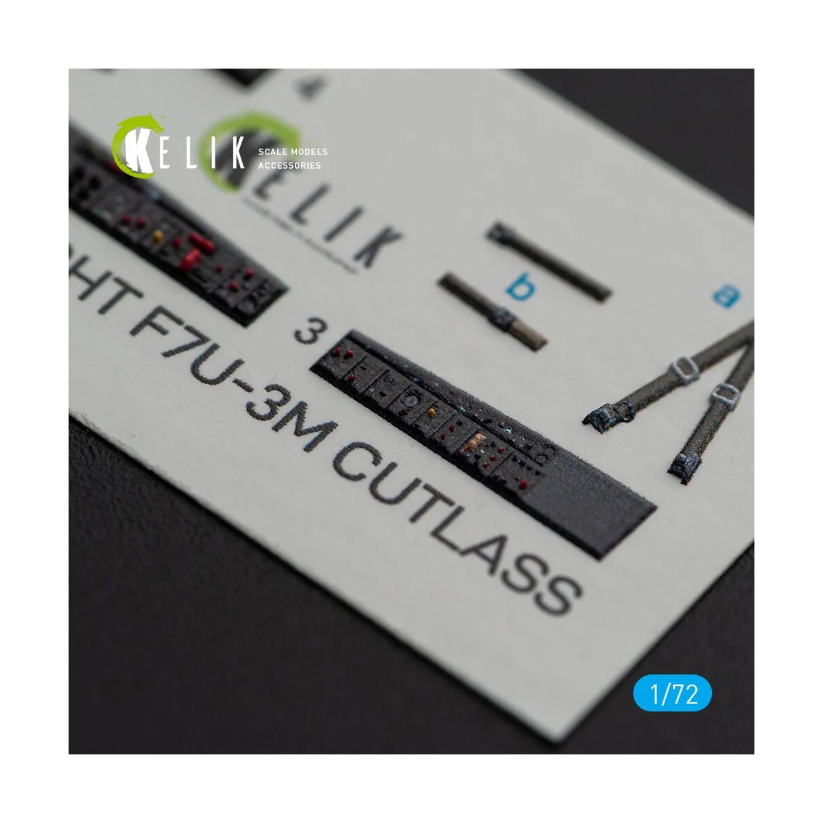 Vought F7U-3M Cutlass - interior 3D decals for Fujimi kit - Kelik K...
