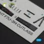 Vought F7U-3M Cutlass - interior 3D decals for Fujimi kit - Kelik K...