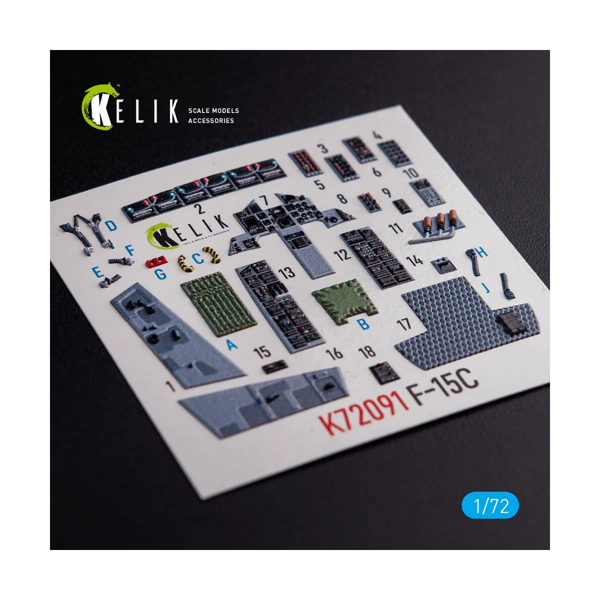 F-15C - interior 3D decals for FineMolds kit - Kelik K72091 F-15C - interior 3D decals for FineMolds kit - Kelik K72091