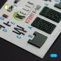 F-16D interior 3D decals for Revell kit, 1/72 - Kelik K72097