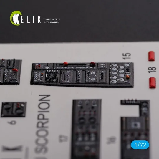 F-89 D/J Scorpion interior 3D decals for Revell kit, 1/72 - Kelik K... F-89 D/J Scorpion interior 3D decals for Revell kit, 1/72 - Kelik K...