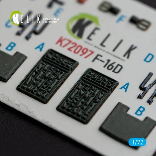 F-16D interior 3D decals for Revell kit - Kelik K72097 F-16D interior 3D decals for Revell kit - Kelik K72097