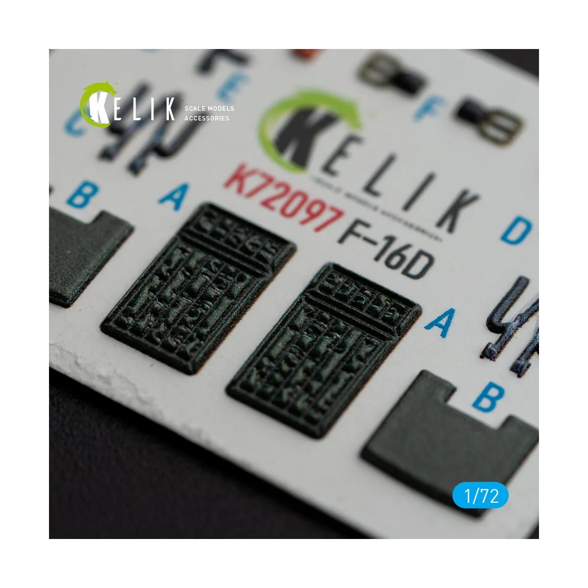 F-16D interior 3D decals for Revell kit - Kelik K72097 F-16D interior 3D decals for Revell kit - Kelik K72097