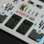 F-16D interior 3D decals for Revell kit, 1/72 - Kelik K72097