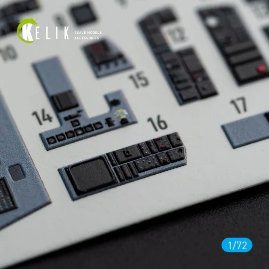 F-15E - interior 3D decals for GWH kit, 1/72 - Kelik K72098 F-15E - interior 3D decals for GWH kit, 1/72 - Kelik K72098