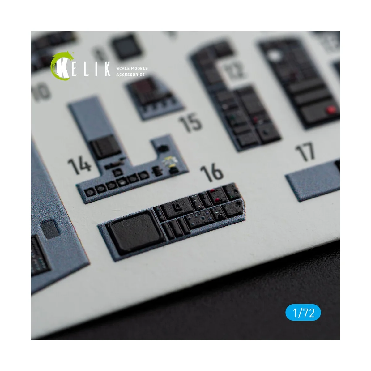 F-15E - interior 3D decals for GWH kit - Kelik K72098