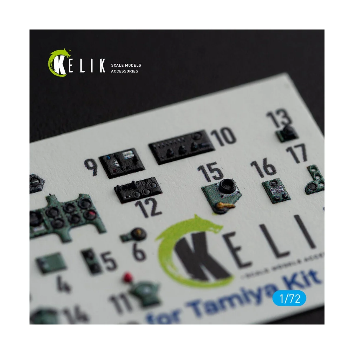 A6M5 Zero - interior 3D decals for Tamiya kit - Kelik K72099