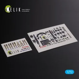 Ju-88 A-1 interior 3D decals for Revell kit - Kelik K72106