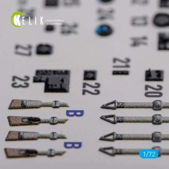 HE-219 UHU interior 3D decals for Dragon kit, 1/72 - Kelik K72104 HE-219 UHU interior 3D decals for Dragon kit, 1/72 - Kelik K72104