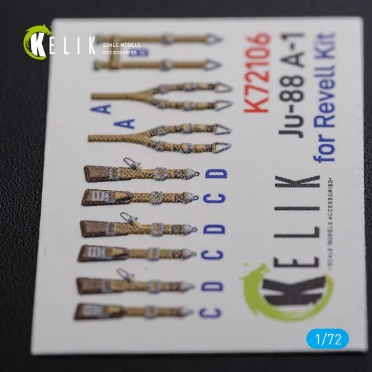 Ju-88 A-1 interior 3D decals for Revell kit - Kelik K72106