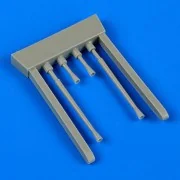J2M3 Raiden gun barrels for Hasegawa, 1/32 - Quickboost QB32 156