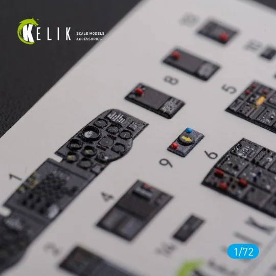 CH-47A interior 3D decals for Trumpeter kit - Kelik K72103