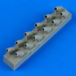 P-40E Warhawk exhaust for Hasegawa, 1/32 - Quickboost QB32 159