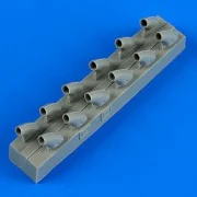 P-40E Warhawk exhaust for Hasegawa, 1/32 - Quickboost QB32 159 P-40E Warhawk exhaust for Hasegawa, 1/32 - Quickboost QB32 159