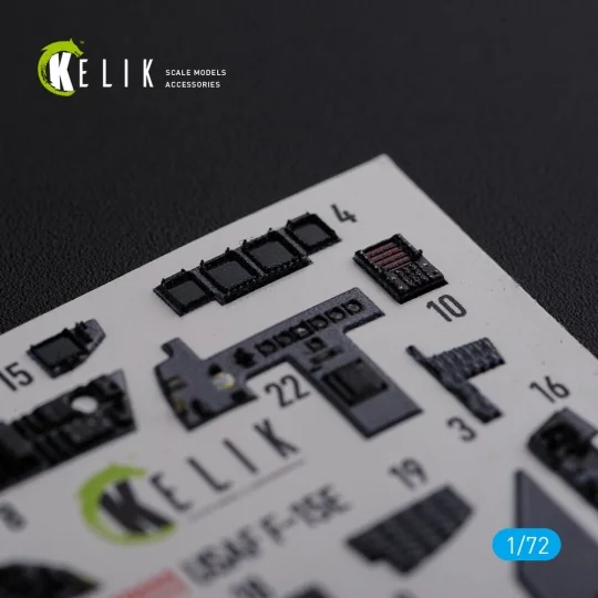 F-15E interior 3D decals for Academy kit - Kelik K72111