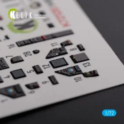 Mirage 2000D interior 3D decals forModelSvit kit - Kelik K72120