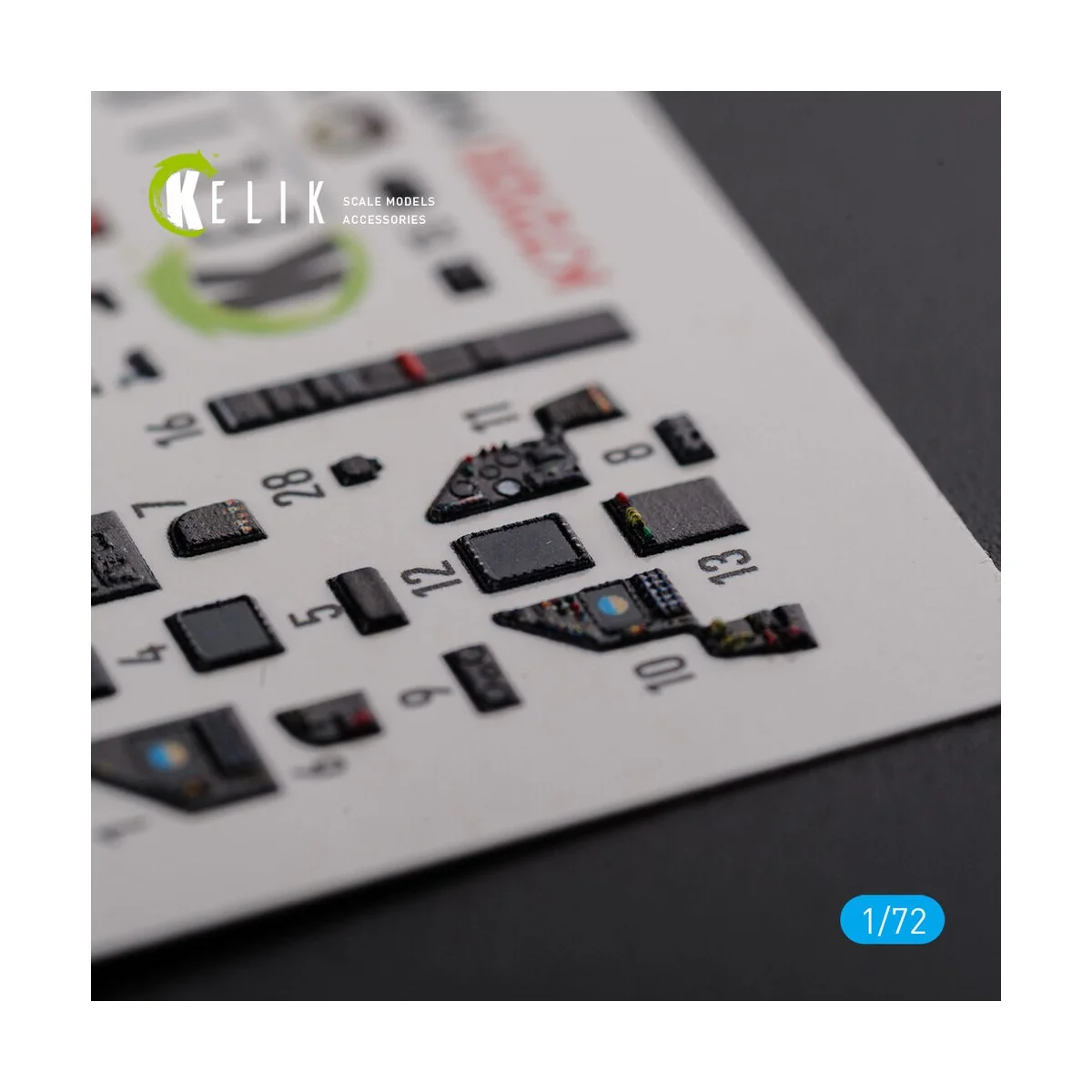 Mirage 2000D interior 3D decals forModelSvit kit, 1/72 - Kelik K72120 Mirage 2000D interior 3D decals forModelSvit kit, 1/72 - Kelik K72120