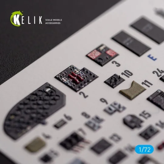 B-26 F/G Marauder - interior 3D decals for Hasegawa kit - Kelik K72117