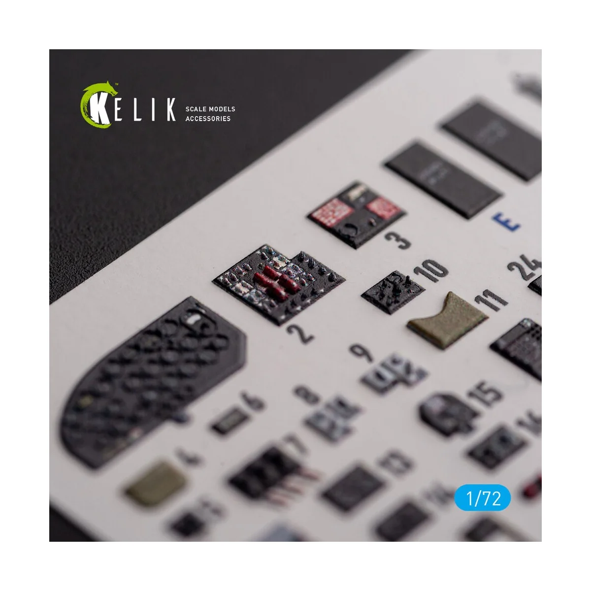 B-26 F/G Marauder - interior 3D decals for Hasegawa kit - Kelik K72117