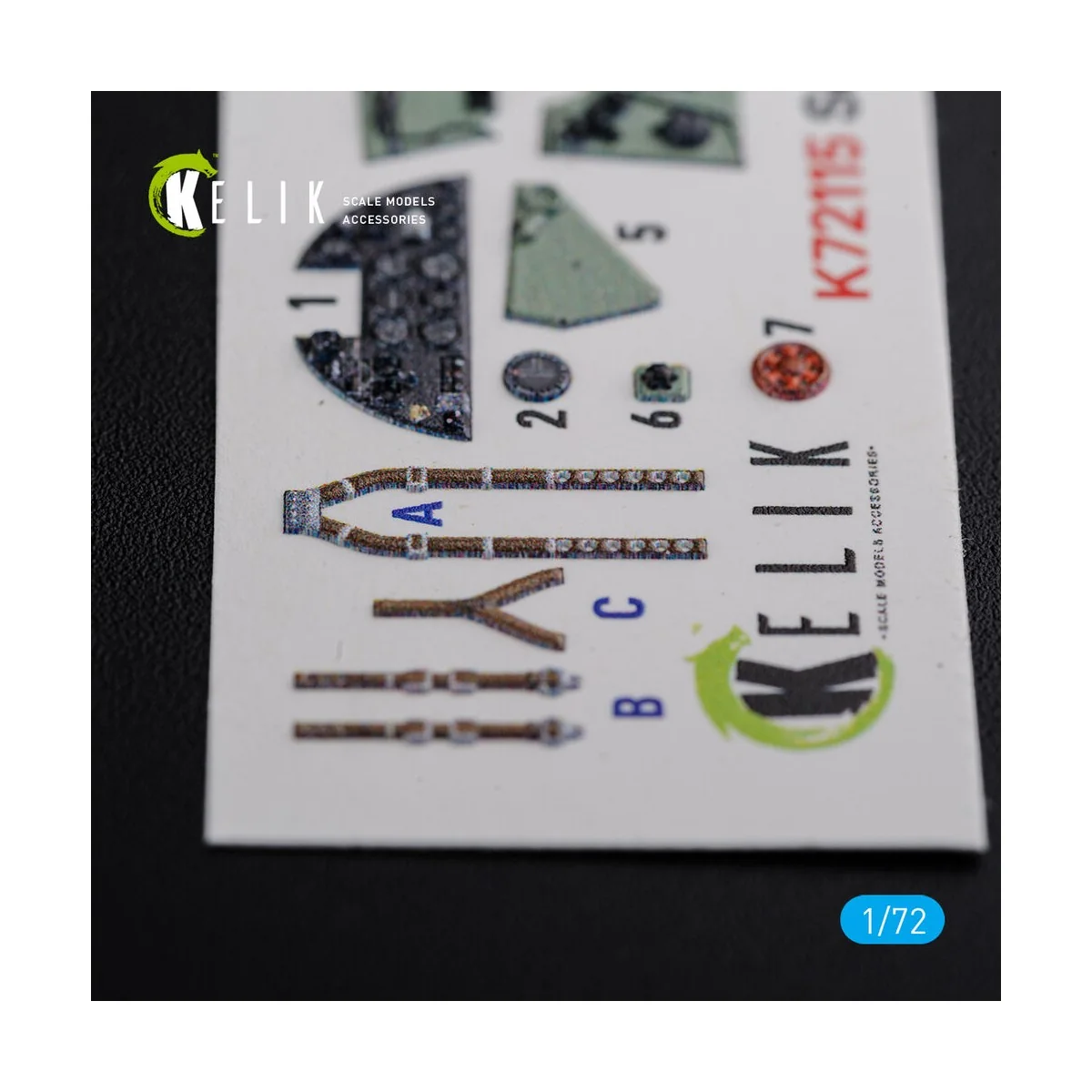 Sea Hurricane Mk I interior 3D decals for Arma Hobby kit - Kelik K7...