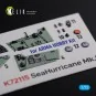 Sea Hurricane Mk I interior 3D decals for Arma Hobby kit - Kelik K7...