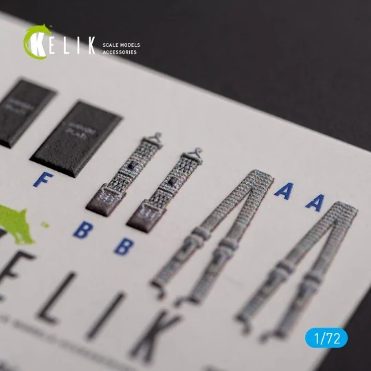 B-26 F/G Marauder - interior 3D decals for Hasegawa kit, 1/72 - Kel...